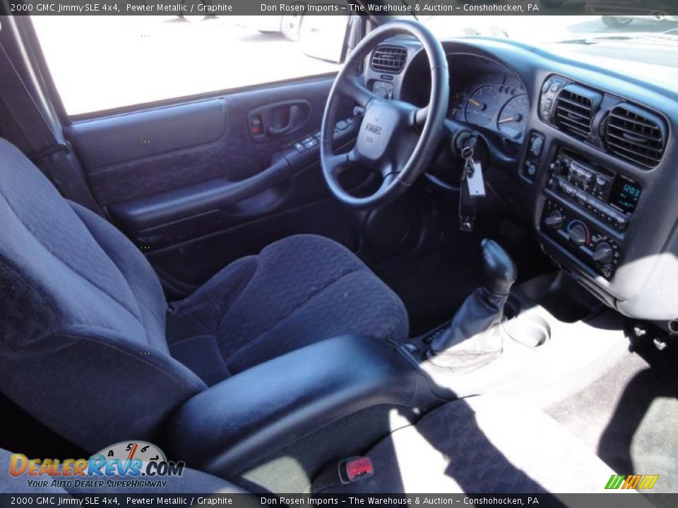 2000 GMC Jimmy SLE 4x4 Pewter Metallic / Graphite Photo #19