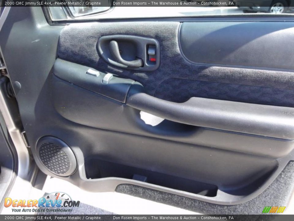 2000 GMC Jimmy SLE 4x4 Pewter Metallic / Graphite Photo #21