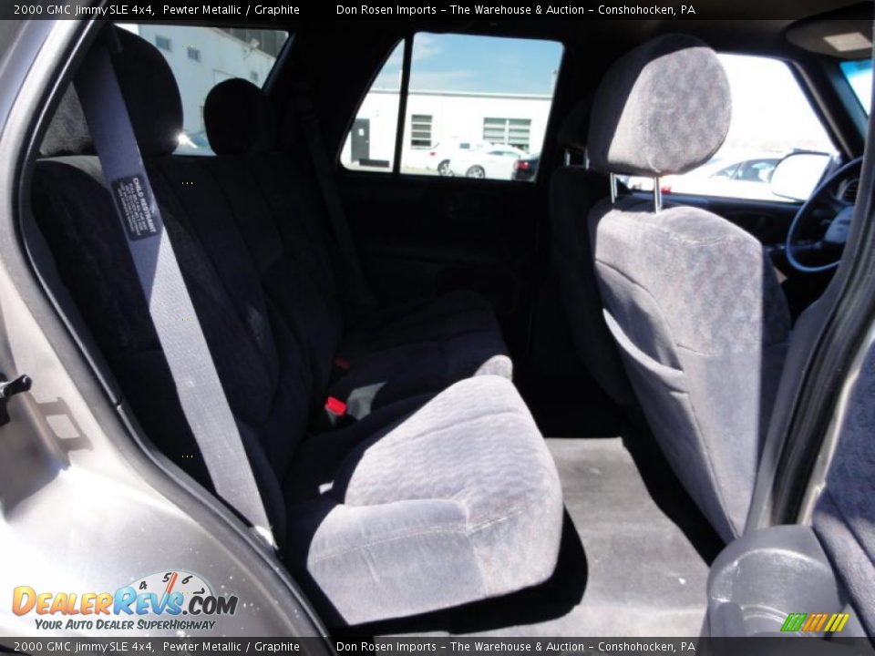 2000 GMC Jimmy SLE 4x4 Pewter Metallic / Graphite Photo #22