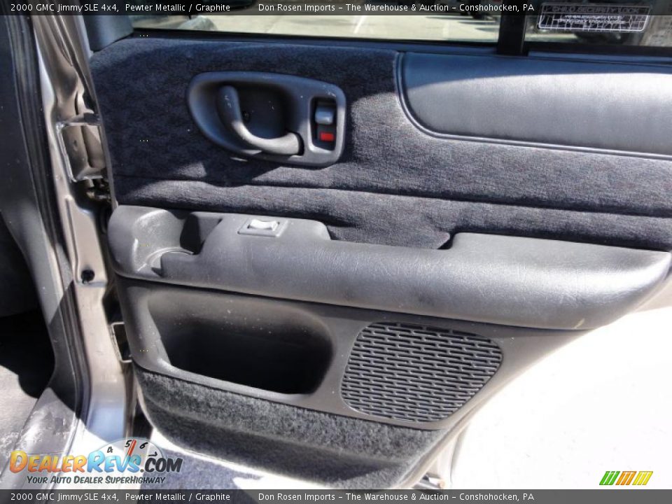 2000 GMC Jimmy SLE 4x4 Pewter Metallic / Graphite Photo #23