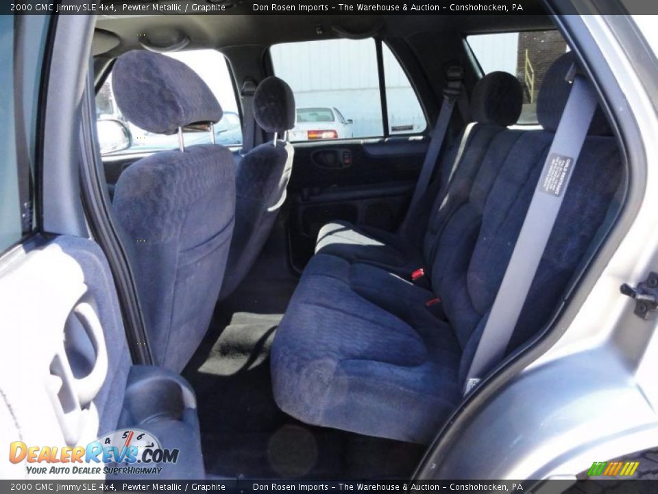 2000 GMC Jimmy SLE 4x4 Pewter Metallic / Graphite Photo #24