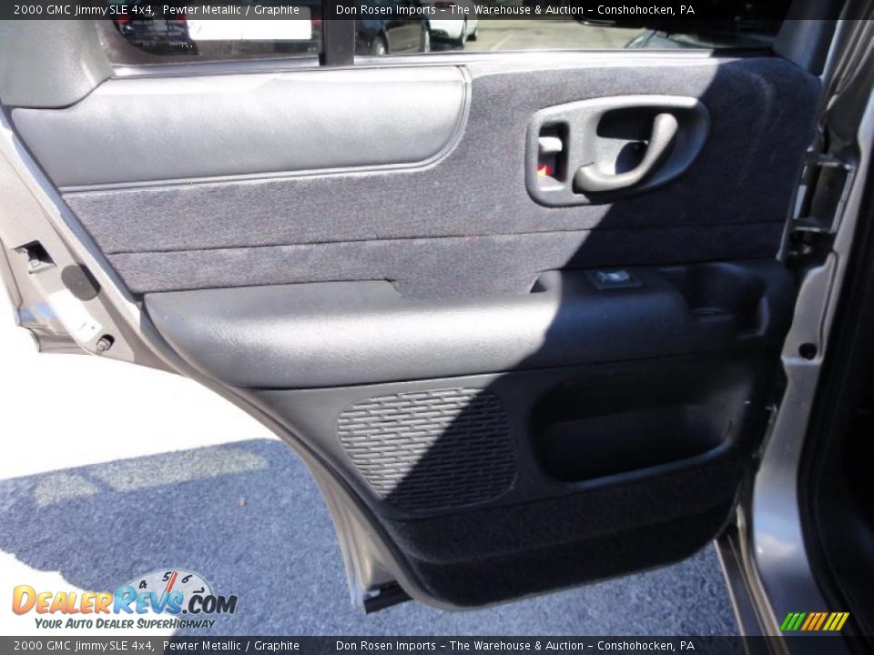 2000 GMC Jimmy SLE 4x4 Pewter Metallic / Graphite Photo #25