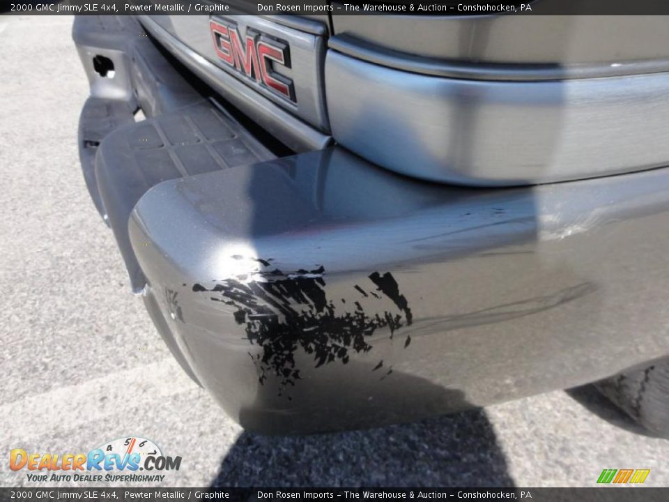 2000 GMC Jimmy SLE 4x4 Pewter Metallic / Graphite Photo #29