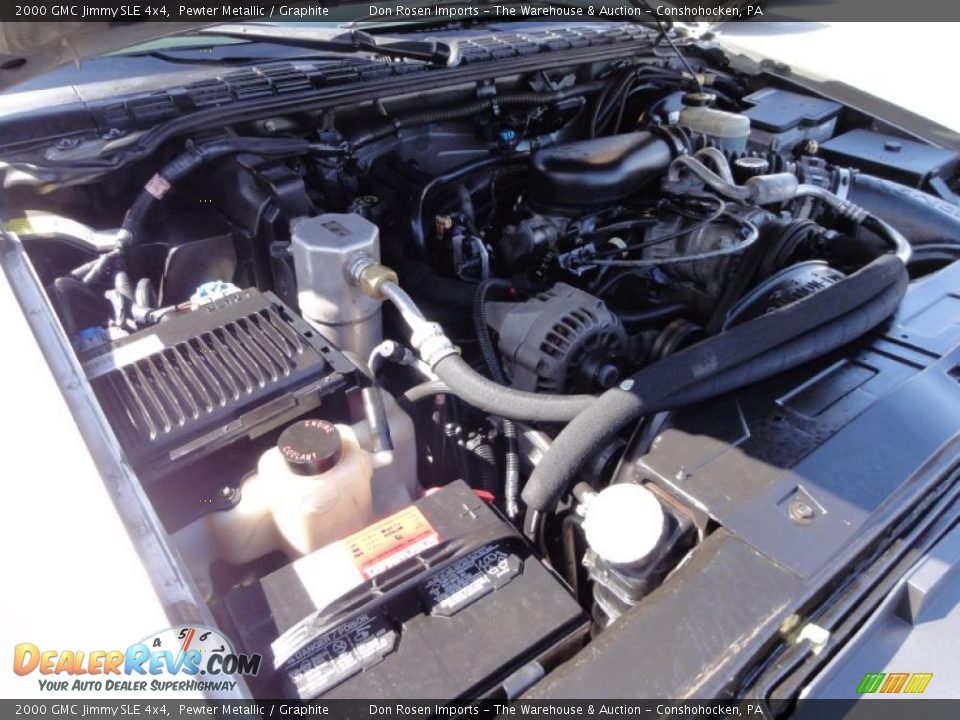 2000 GMC Jimmy SLE 4x4 Pewter Metallic / Graphite Photo #34