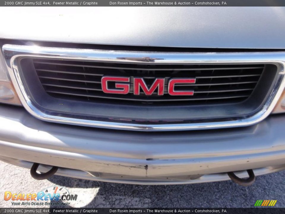 2000 GMC Jimmy SLE 4x4 Pewter Metallic / Graphite Photo #35