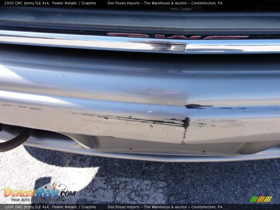 2000 GMC Jimmy SLE 4x4 Pewter Metallic / Graphite Photo #36
