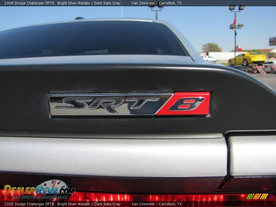 2008 Dodge Challenger SRT8 Bright Silver Metallic / Dark Slate Gray Photo #7