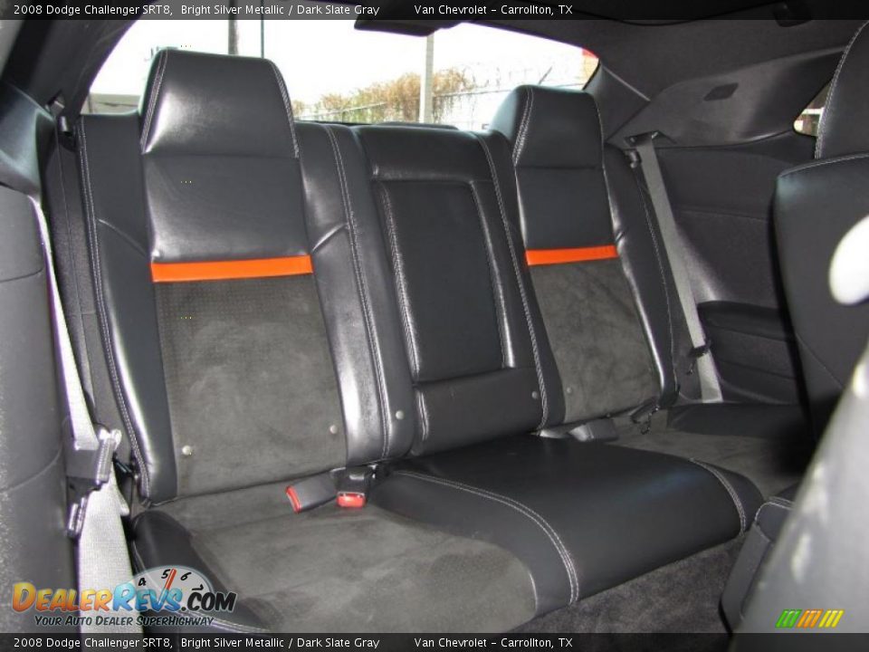 2008 Dodge Challenger SRT8 Bright Silver Metallic / Dark Slate Gray Photo #12