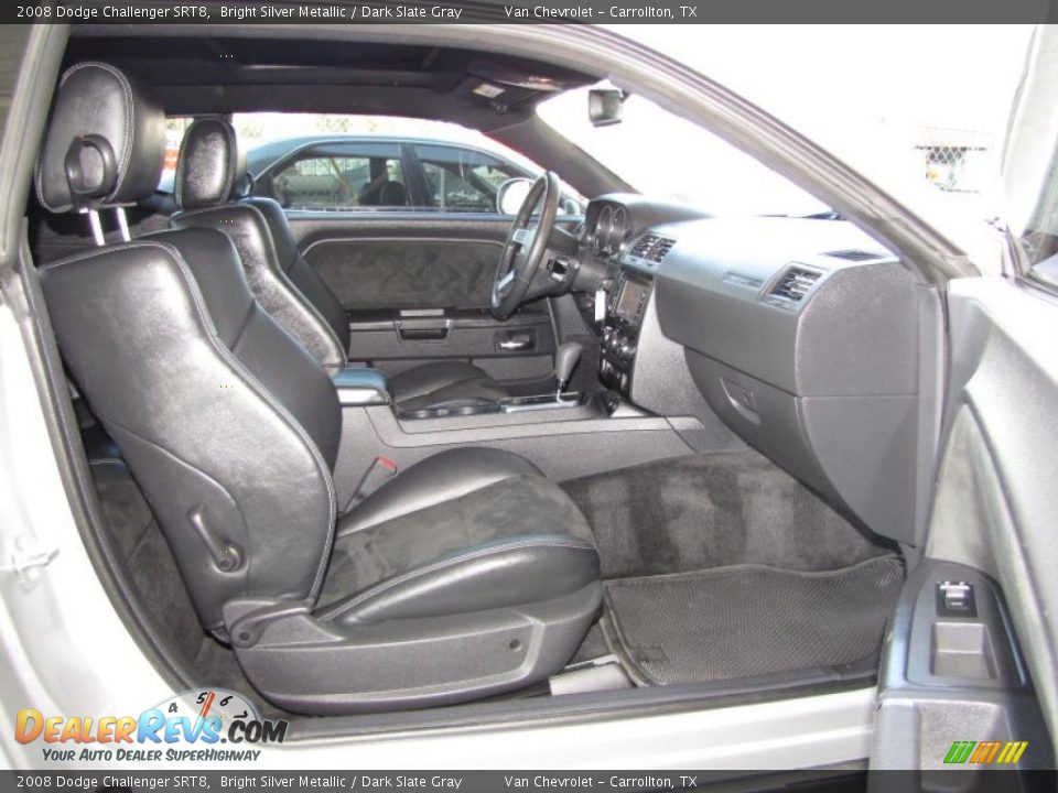 2008 Dodge Challenger SRT8 Bright Silver Metallic / Dark Slate Gray Photo #13