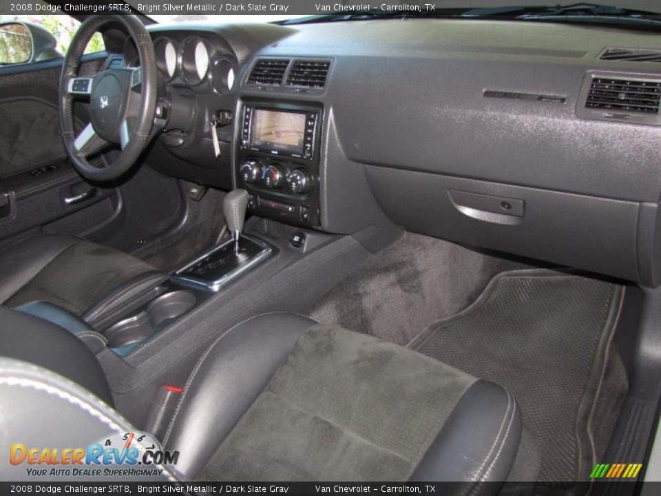 2008 Dodge Challenger SRT8 Bright Silver Metallic / Dark Slate Gray Photo #16