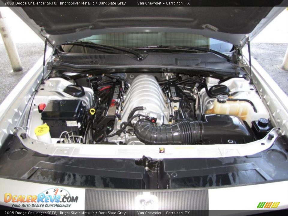 2008 Dodge Challenger SRT8 Bright Silver Metallic / Dark Slate Gray Photo #20
