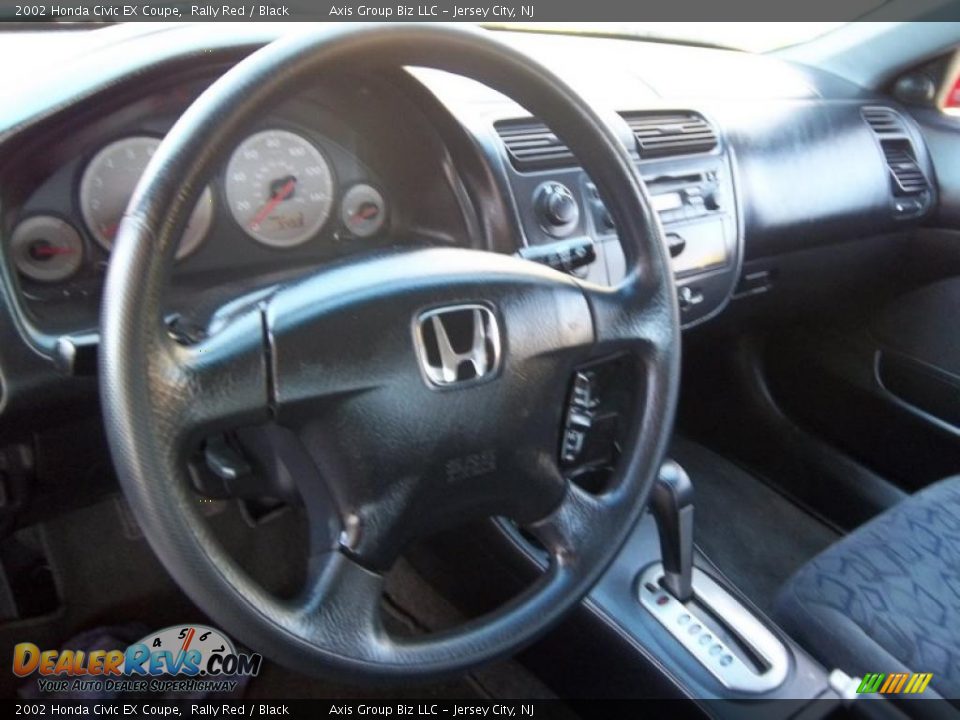 2002 Honda Civic EX Coupe Steering Wheel Photo #18