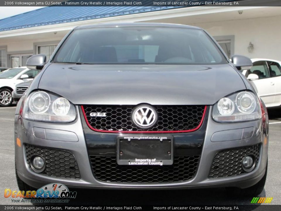 2006 Volkswagen Jetta GLI Sedan Platinum Grey Metallic / Interlagos Plaid Cloth Photo #2