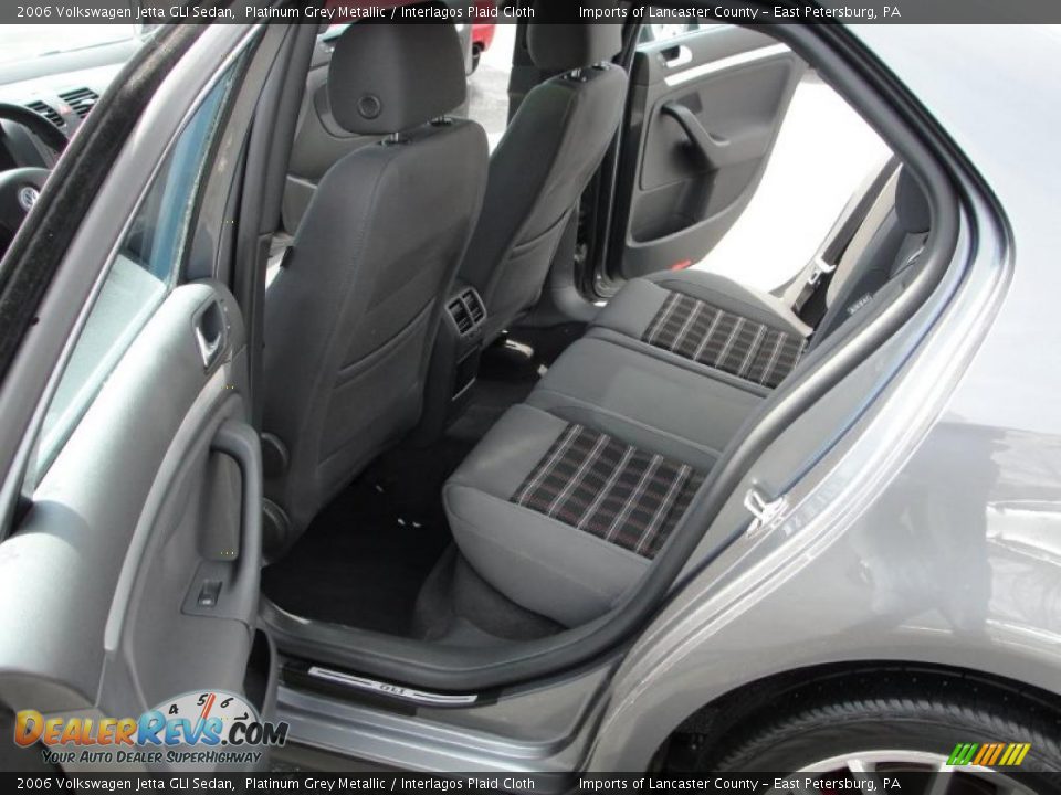 Interlagos Plaid Cloth Interior - 2006 Volkswagen Jetta GLI Sedan Photo #10