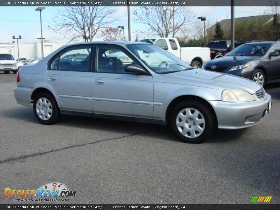 Vogue Silver Metallic 2000 Honda Civic VP Sedan Photo #2