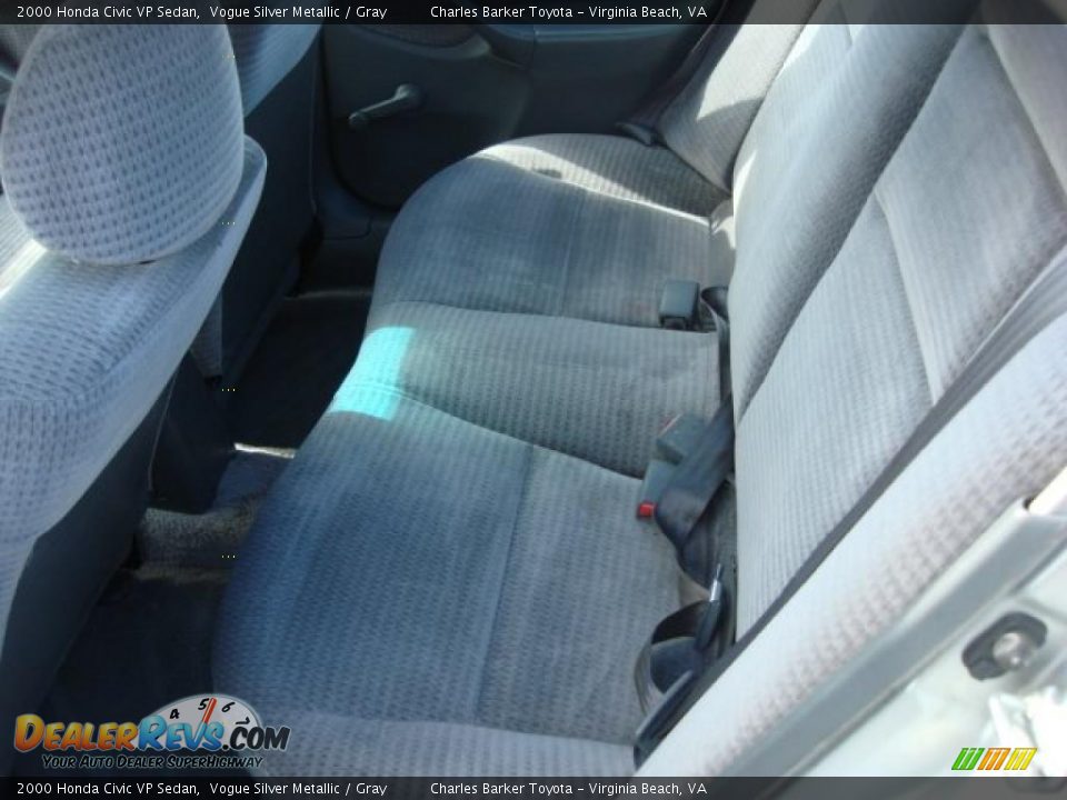 Gray Interior - 2000 Honda Civic VP Sedan Photo #10