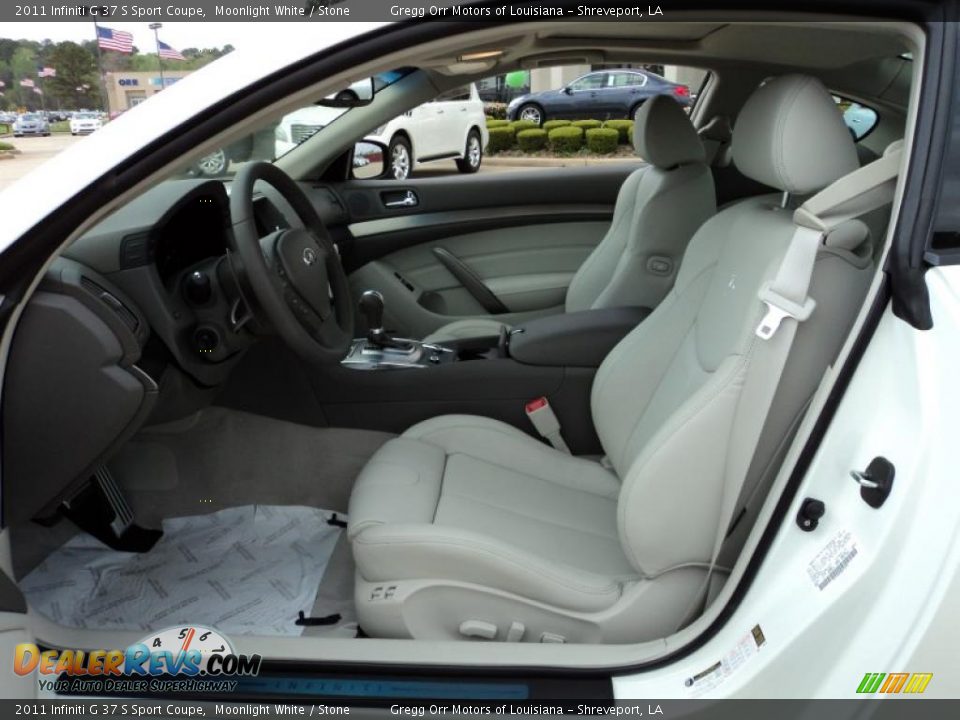 Stone Interior - 2011 Infiniti G 37 S Sport Coupe Photo #7