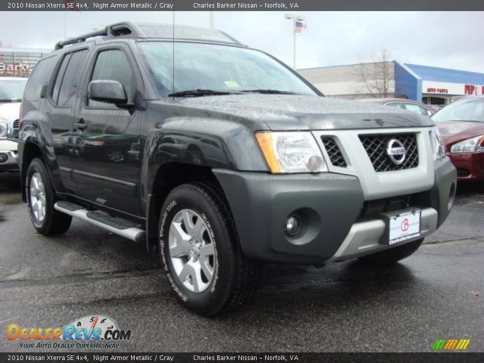 2010 Nissan Xterra SE 4x4 Night Armor Metallic / Gray Photo #1