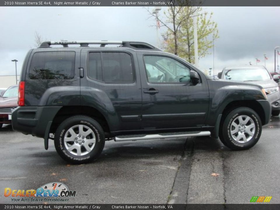 2010 Nissan Xterra SE 4x4 Night Armor Metallic / Gray Photo #3