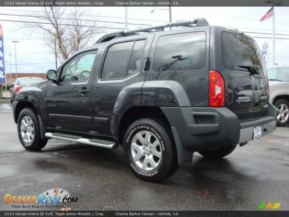 2010 Nissan Xterra SE 4x4 Night Armor Metallic / Gray Photo #5
