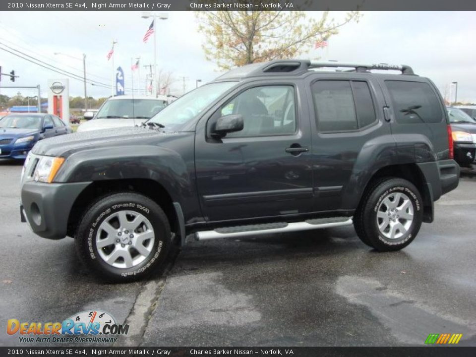2010 Nissan Xterra SE 4x4 Night Armor Metallic / Gray Photo #6