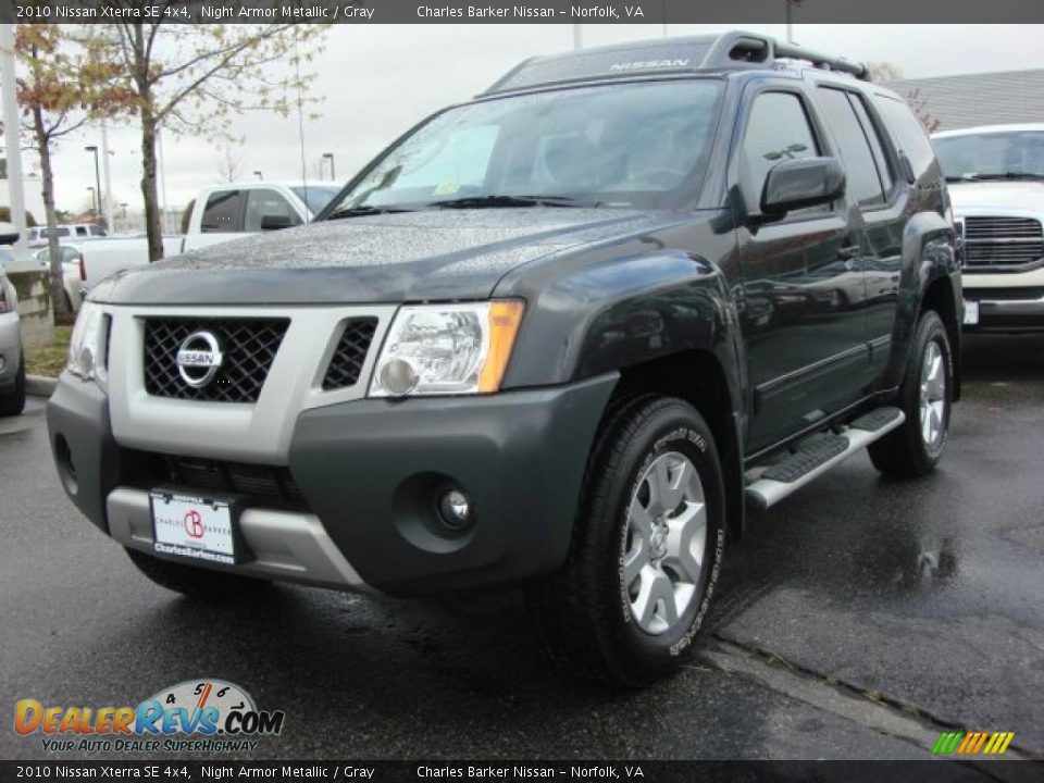 2010 Nissan Xterra SE 4x4 Night Armor Metallic / Gray Photo #7