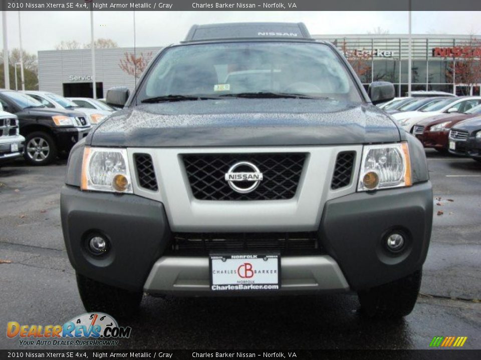 2010 Nissan Xterra SE 4x4 Night Armor Metallic / Gray Photo #8