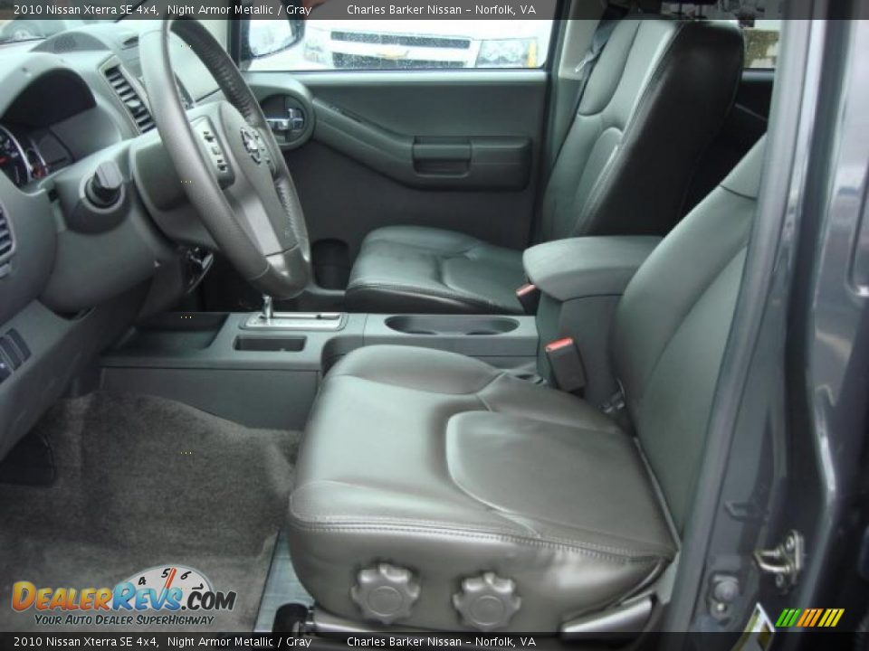 Gray Interior - 2010 Nissan Xterra SE 4x4 Photo #9