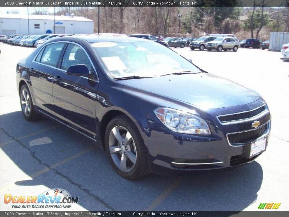2009 Chevrolet Malibu LT Sedan Imperial Blue Metallic / Titanium Photo #1