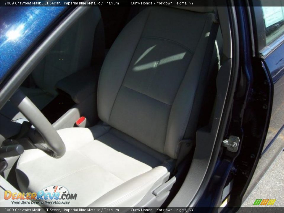 2009 Chevrolet Malibu LT Sedan Imperial Blue Metallic / Titanium Photo #5