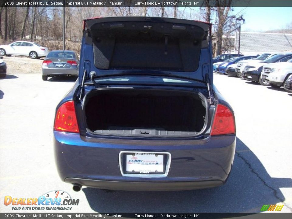 2009 Chevrolet Malibu LT Sedan Imperial Blue Metallic / Titanium Photo #8