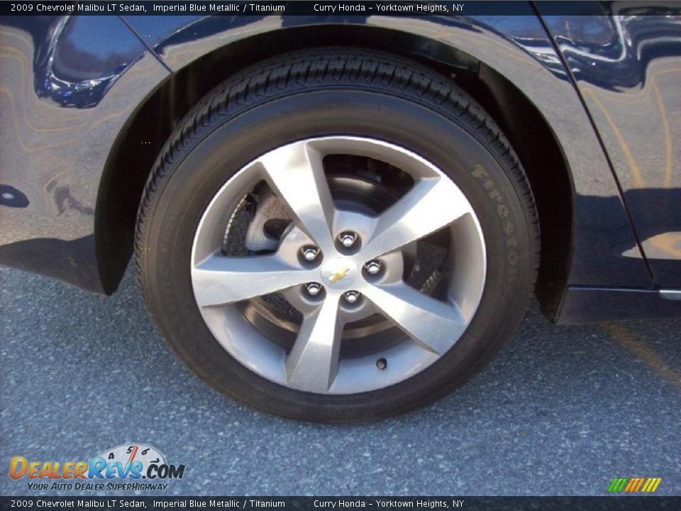 2009 Chevrolet Malibu LT Sedan Imperial Blue Metallic / Titanium Photo #10