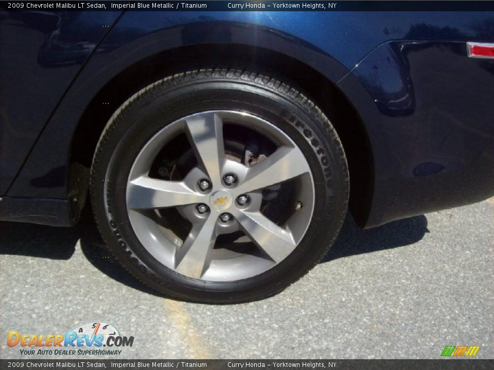 2009 Chevrolet Malibu LT Sedan Imperial Blue Metallic / Titanium Photo #11