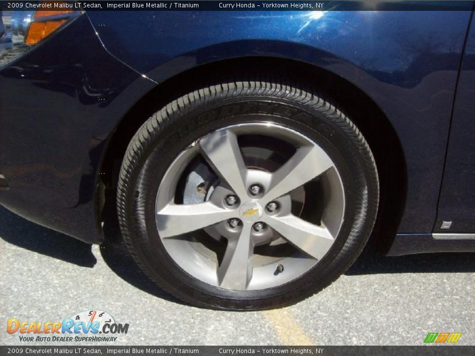 2009 Chevrolet Malibu LT Sedan Imperial Blue Metallic / Titanium Photo #12