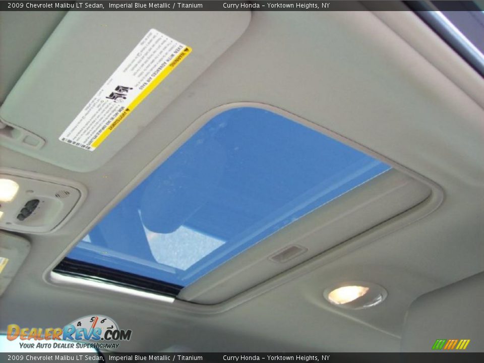 2009 Chevrolet Malibu LT Sedan Imperial Blue Metallic / Titanium Photo #16