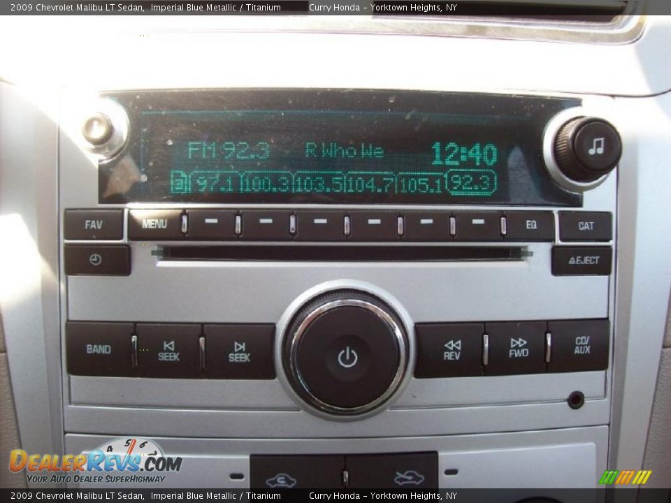 2009 Chevrolet Malibu LT Sedan Imperial Blue Metallic / Titanium Photo #18