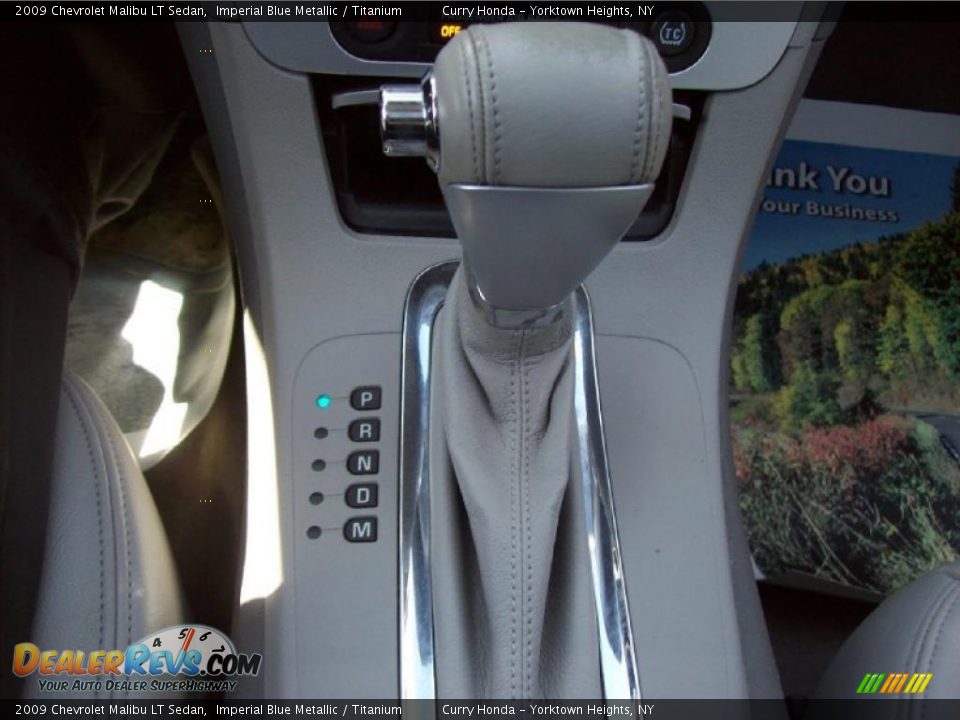 2009 Chevrolet Malibu LT Sedan Imperial Blue Metallic / Titanium Photo #20