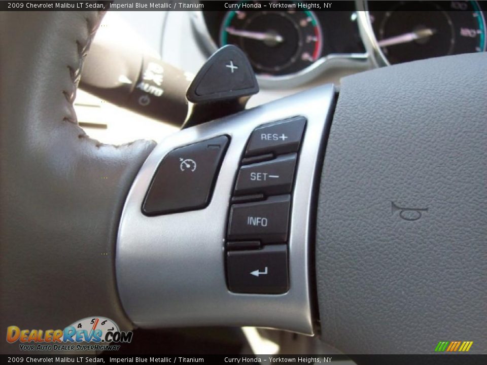 2009 Chevrolet Malibu LT Sedan Imperial Blue Metallic / Titanium Photo #22