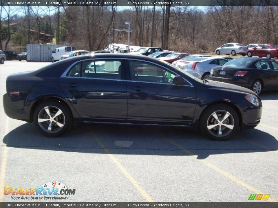 2009 Chevrolet Malibu LT Sedan Imperial Blue Metallic / Titanium Photo #24