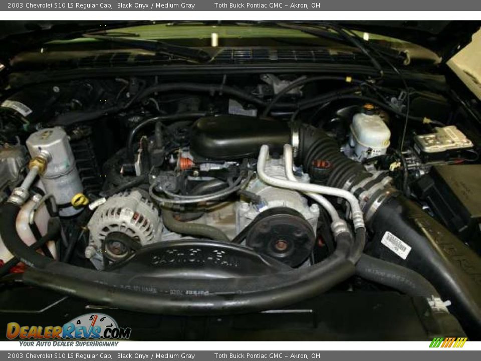 2003 Chevrolet S10 LS Regular Cab 4.3 Liter OHV 12V Vortec V6 Engine Photo #12