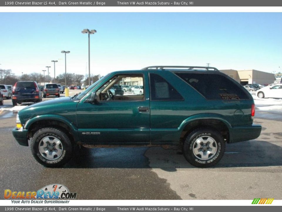 Dark Green Metallic 1998 Chevrolet Blazer LS 4x4 Photo #12