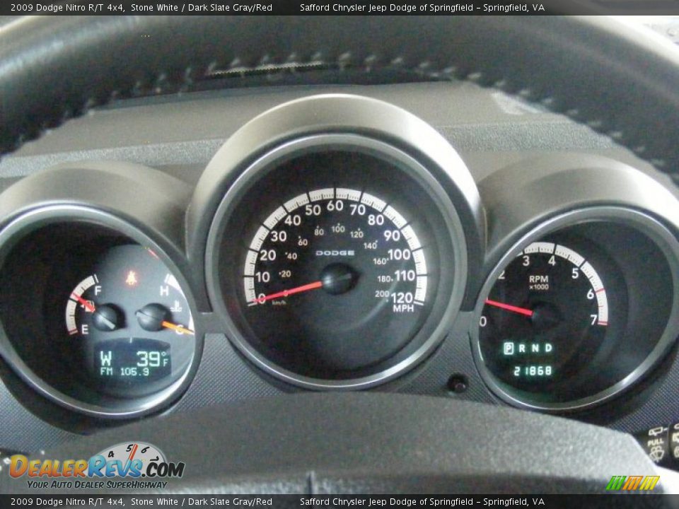 2009 Dodge Nitro R/T 4x4 Gauges Photo #13
