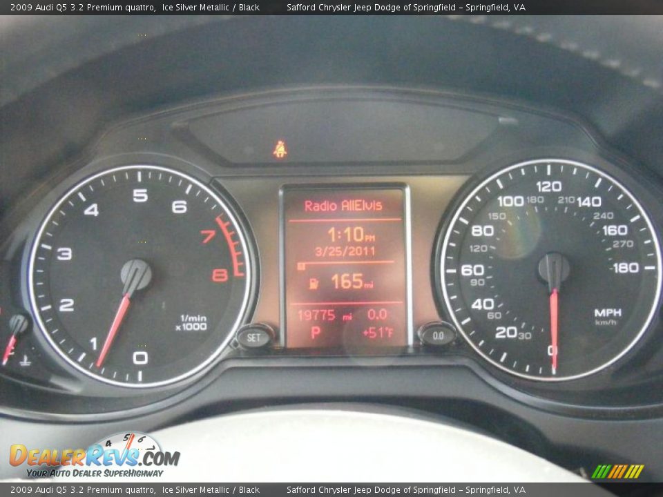 2009 Audi Q5 3.2 Premium quattro Gauges Photo #12