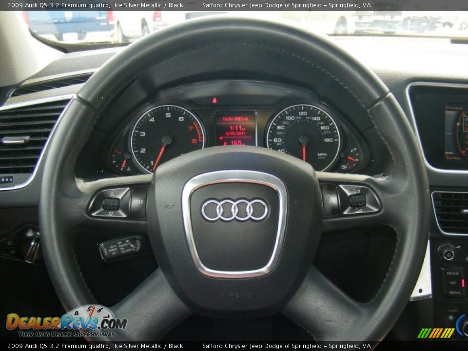 2009 Audi Q5 3.2 Premium quattro Steering Wheel Photo #14