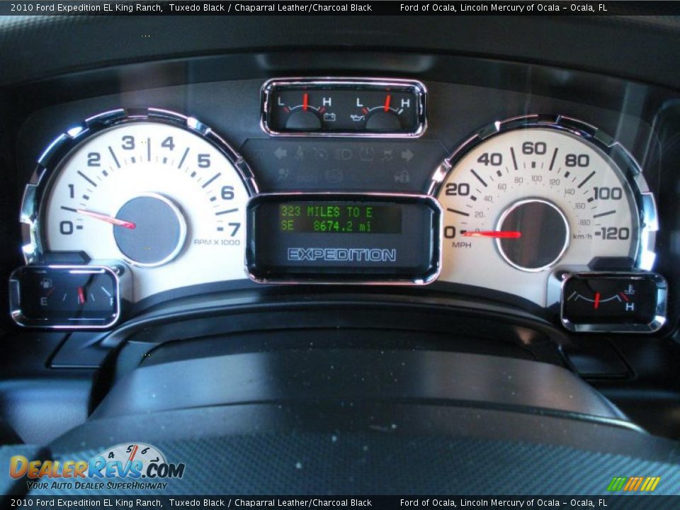 2010 Ford Expedition EL King Ranch Gauges Photo #23