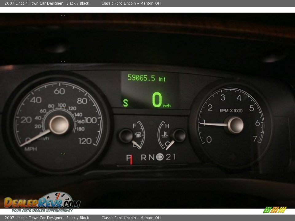 2007 Lincoln Town Car Designer Gauges Photo #13