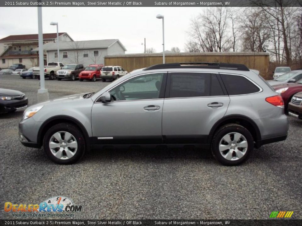 Steel Silver Metallic 2011 Subaru Outback 2.5i Premium Wagon Photo #8