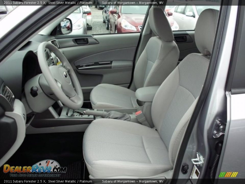 Platinum Interior - 2011 Subaru Forester 2.5 X Photo #3