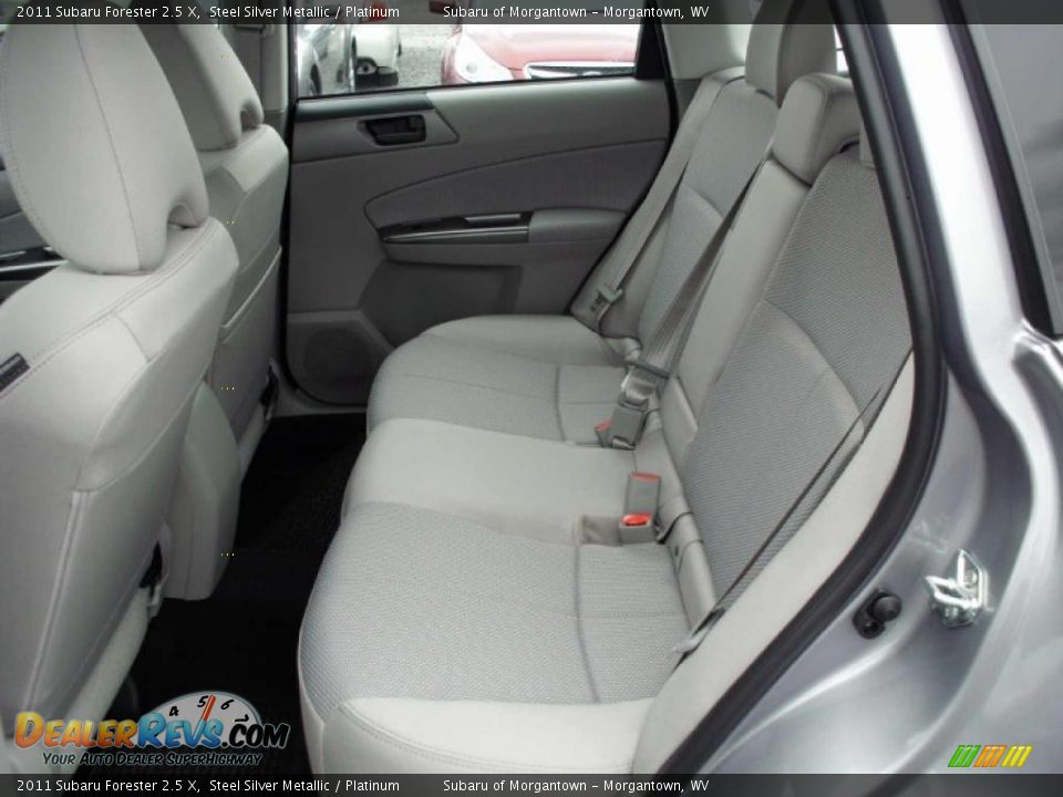 Platinum Interior - 2011 Subaru Forester 2.5 X Photo #4