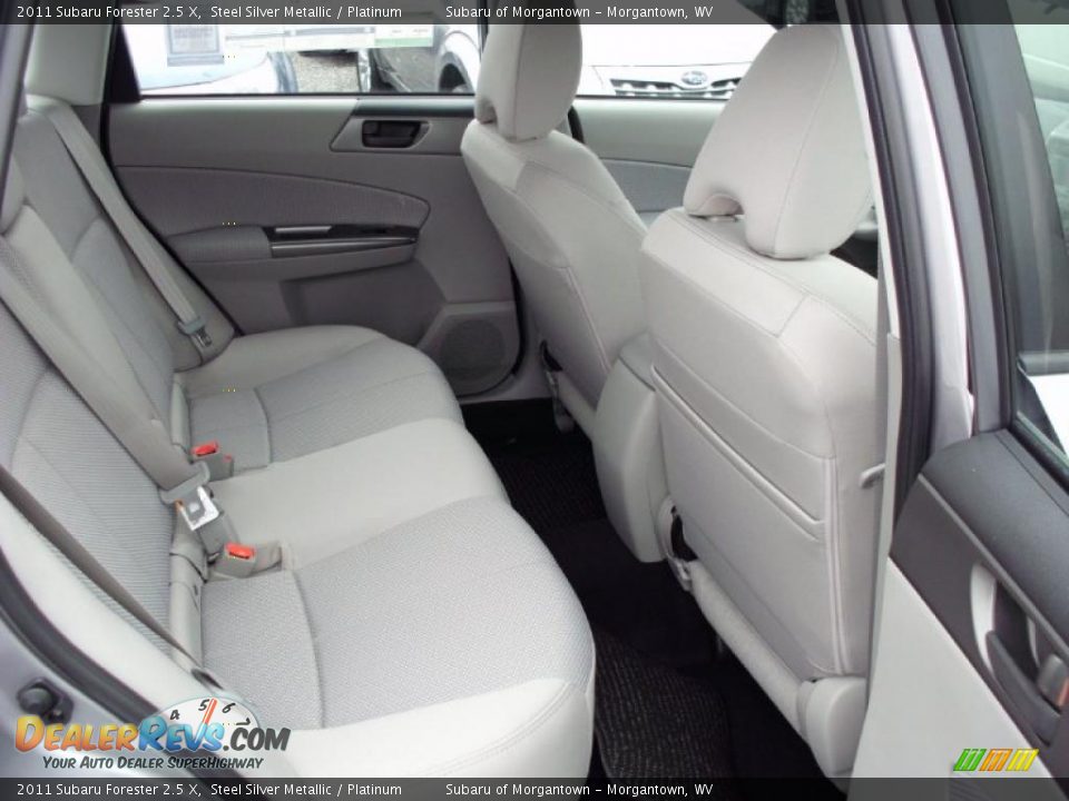 Platinum Interior - 2011 Subaru Forester 2.5 X Photo #16